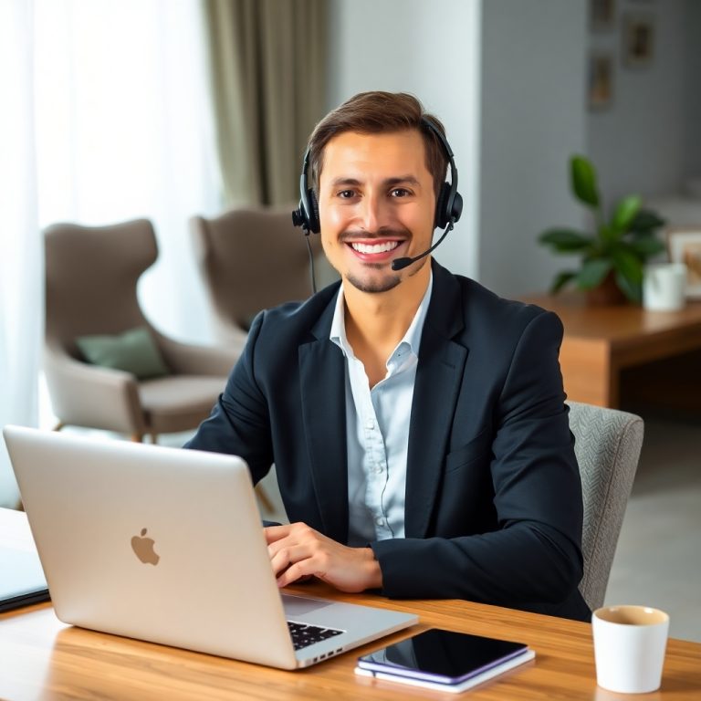 Flux Schnell A Professionallooking Air Bn B Virtual Assistant Ma