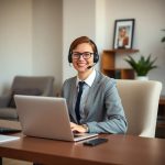 Flux Schnell A Professionallooking Air Bn B Virtual Assistant Ma