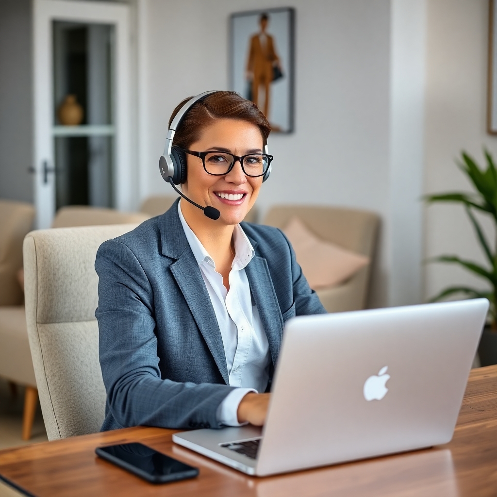 Flux Schnell A Professionallooking Air Bn B Virtual Assistant Ma
