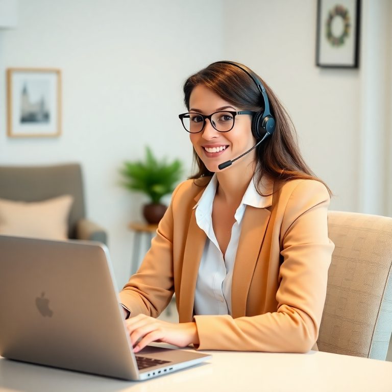 Flux Schnell A Professionallooking Air Bn B Virtual Assistant Ma