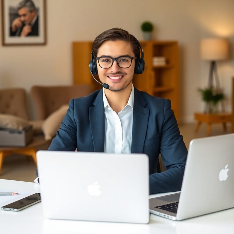 Flux Schnell A Professionallooking Air Bn B Virtual Assistant Ma