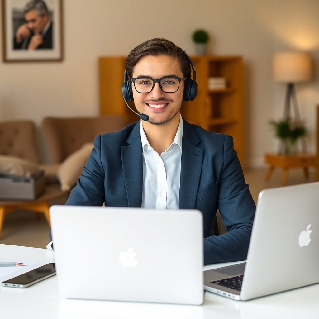 Flux Schnell A Professionallooking Air Bn B Virtual Assistant Ma