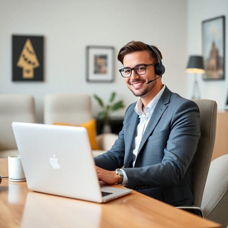 Flux Schnell A Professionallooking Air Bn B Virtual Assistant Ma