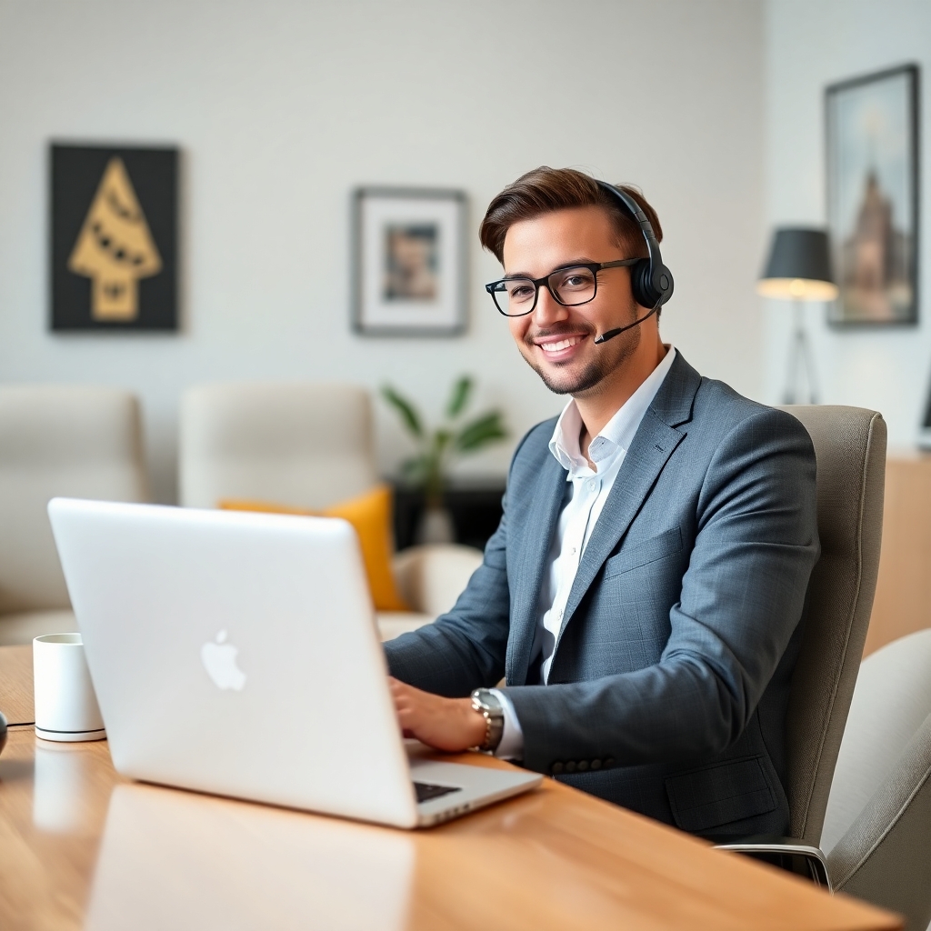 Flux Schnell A Professionallooking Air Bn B Virtual Assistant Ma