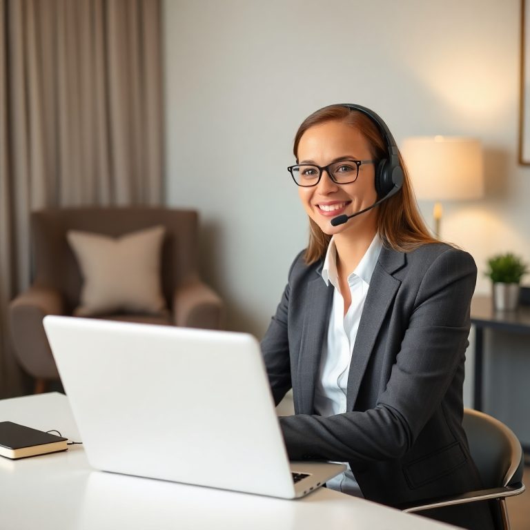 Flux Schnell A Professionallooking Air Bn B Virtual Assistant Ma