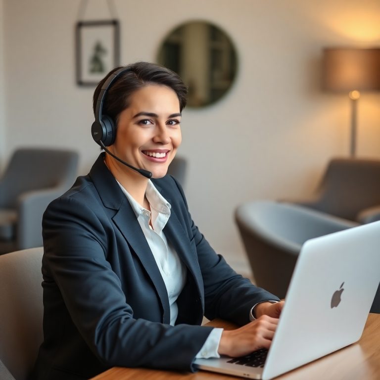 Flux Schnell A Professionallooking Air Bn B Virtual Assistant Ma