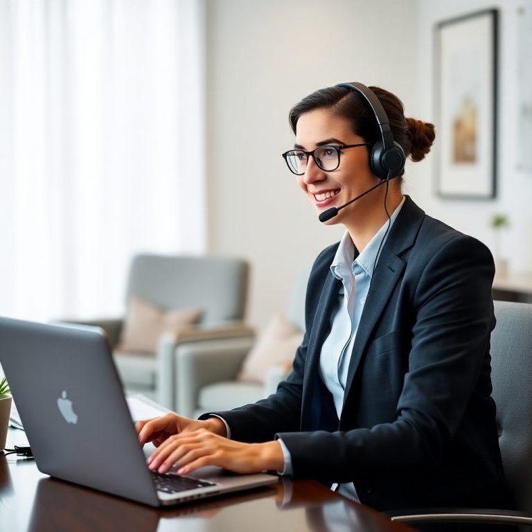 Flux Schnell A Professionallooking Air Bn B Virtual Assistant Ma
